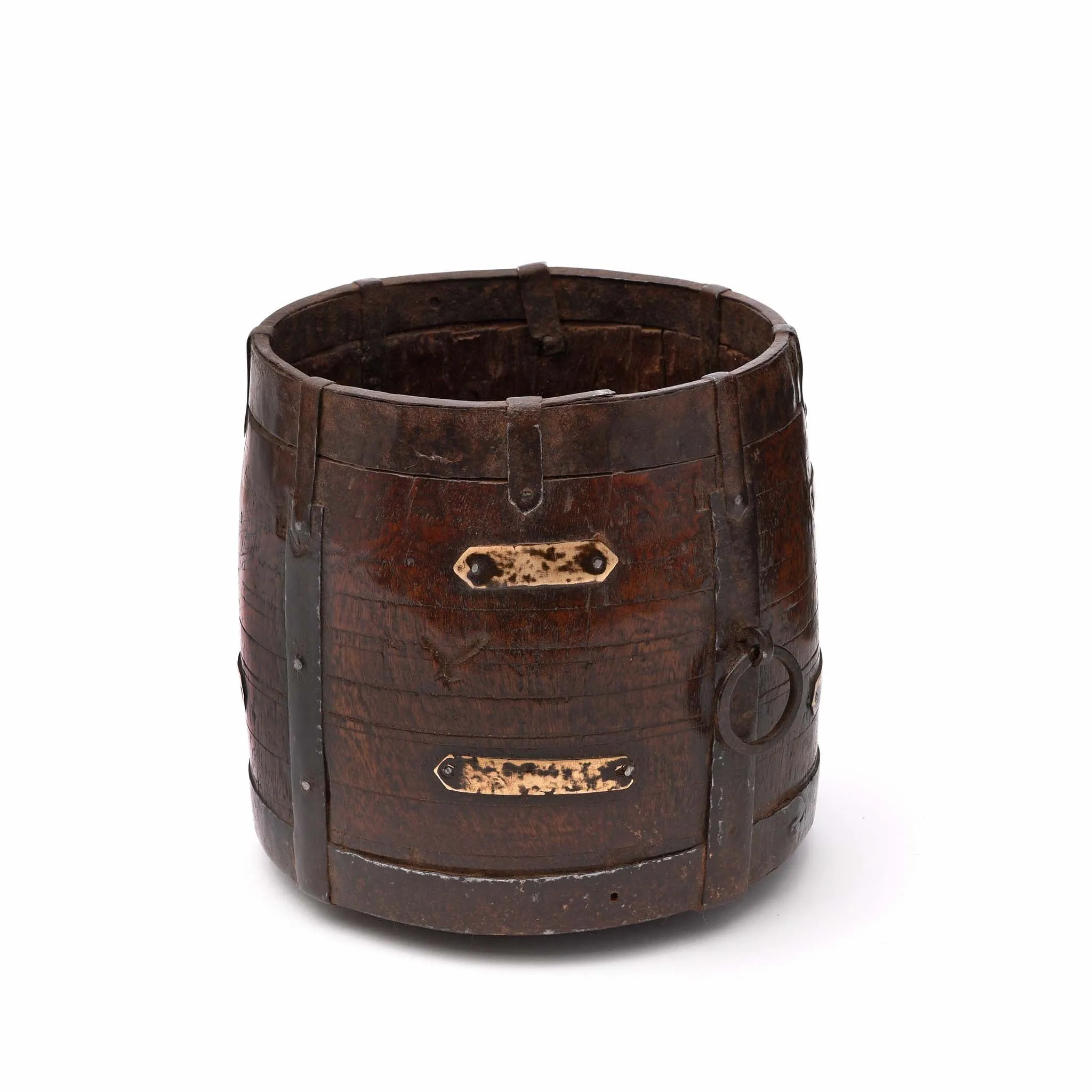 Teak Grain Measure From Rajasthan - 19thC