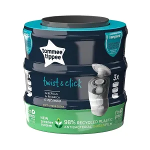 Tomme Tippee Sangenic Twist and Click Cassettes Pack of 3