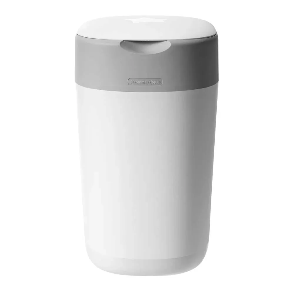Tommee Tippee Twist And Click Advanced Nappy Bin, White