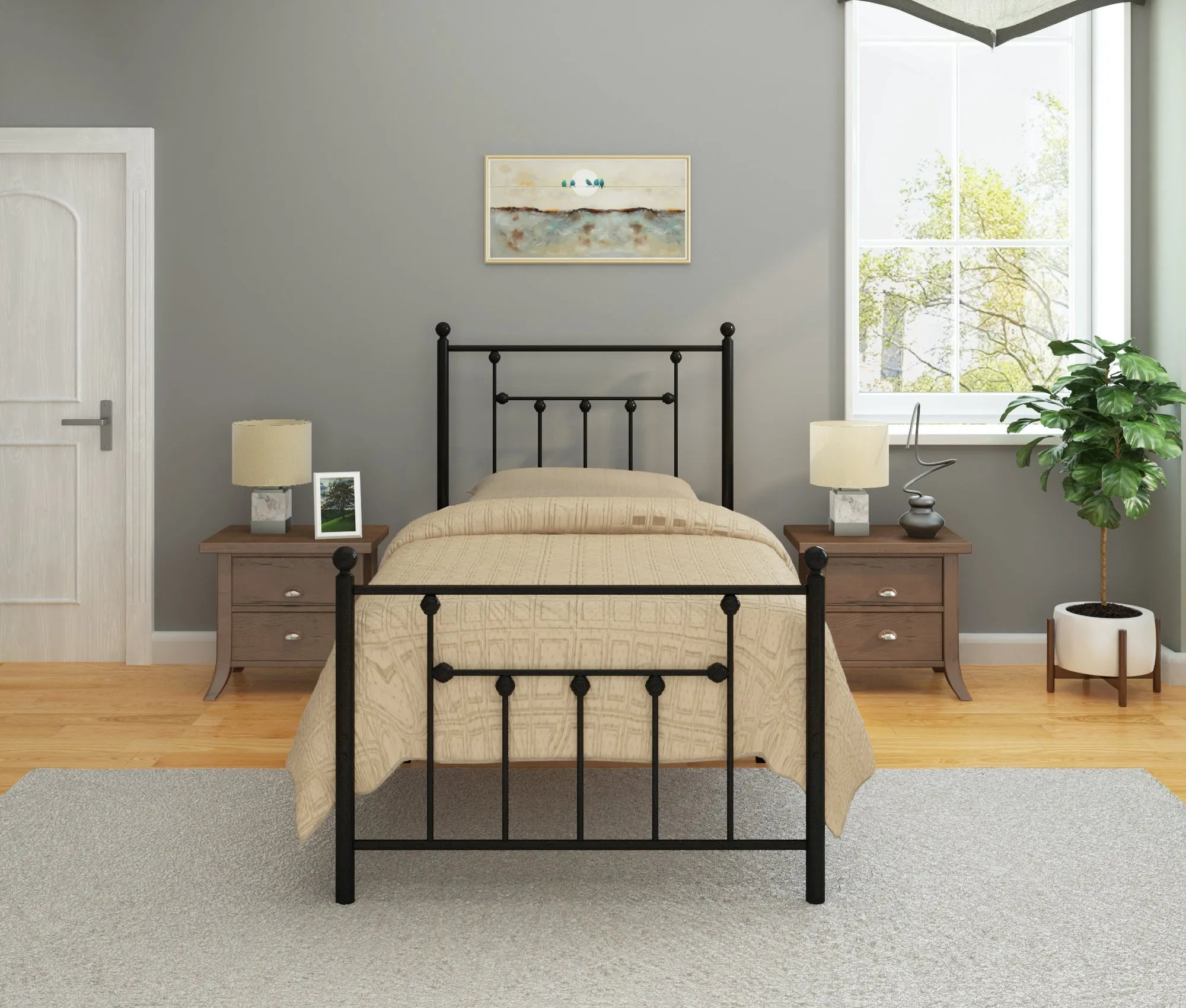 Victorian Bed Frame - Black