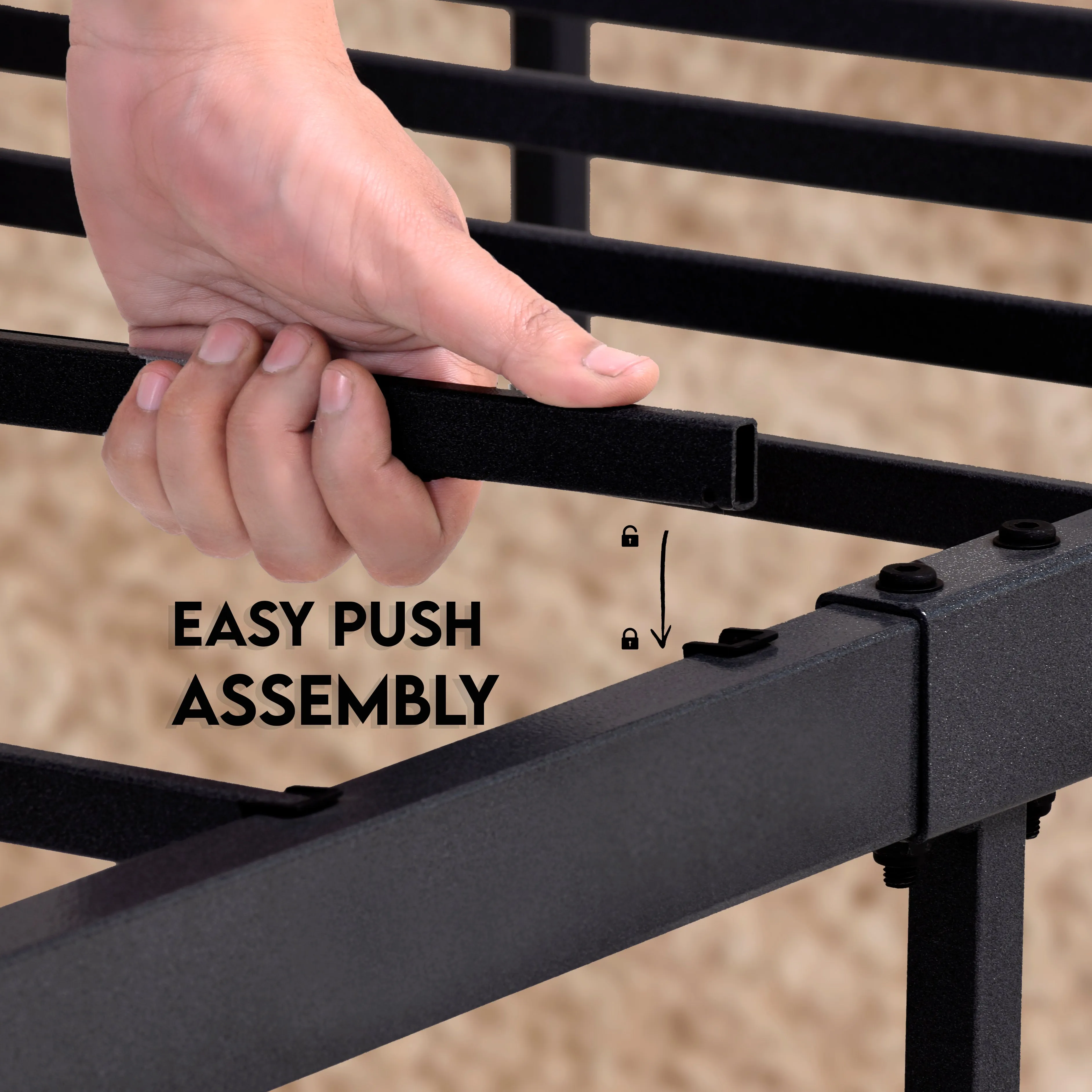 Victorian Bed Frame - Black
