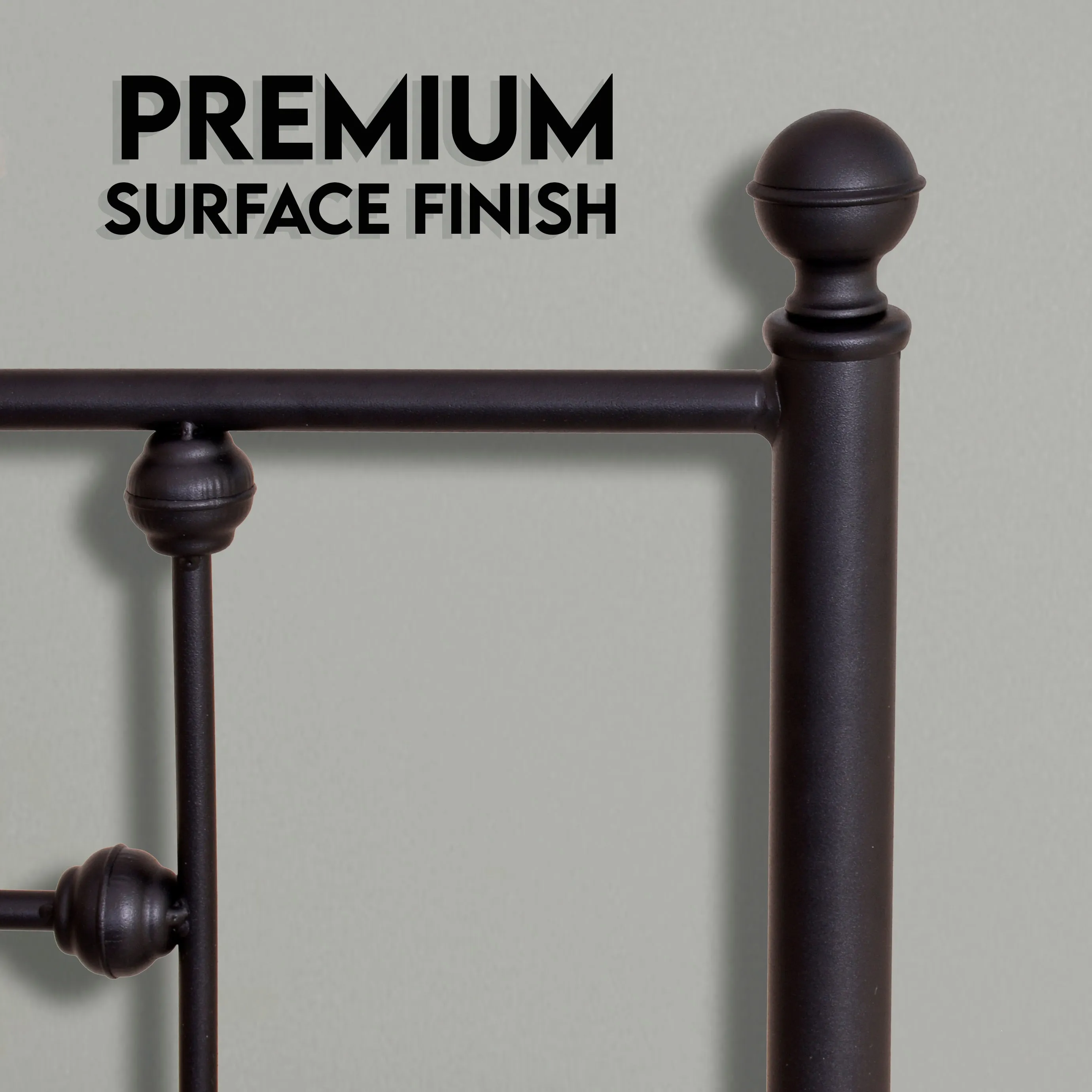 Victorian Bed Frame - Black