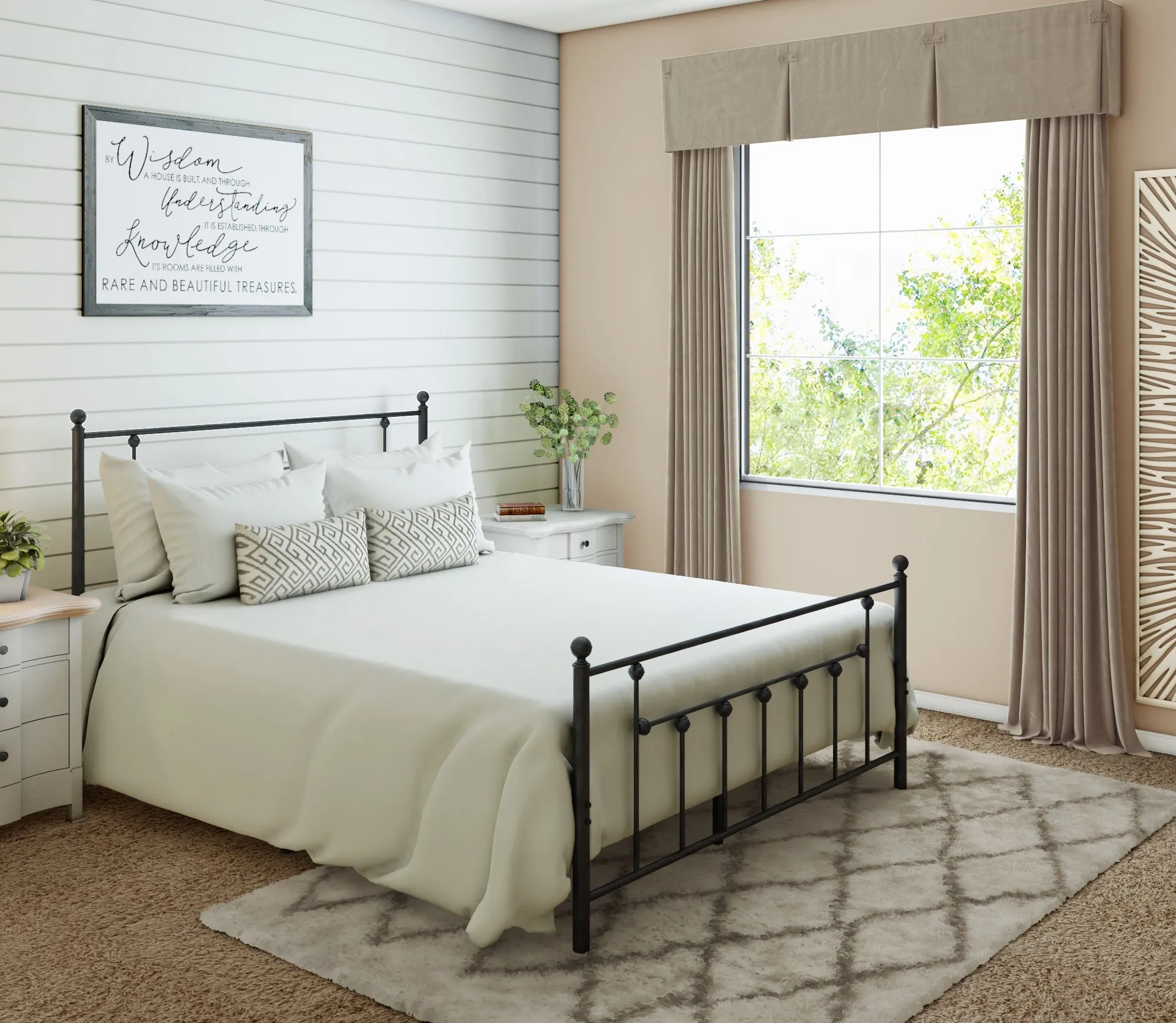Victorian Bed Frame - Black