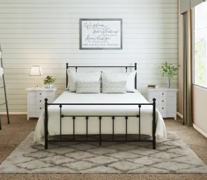 Victorian Bed Frame - Black