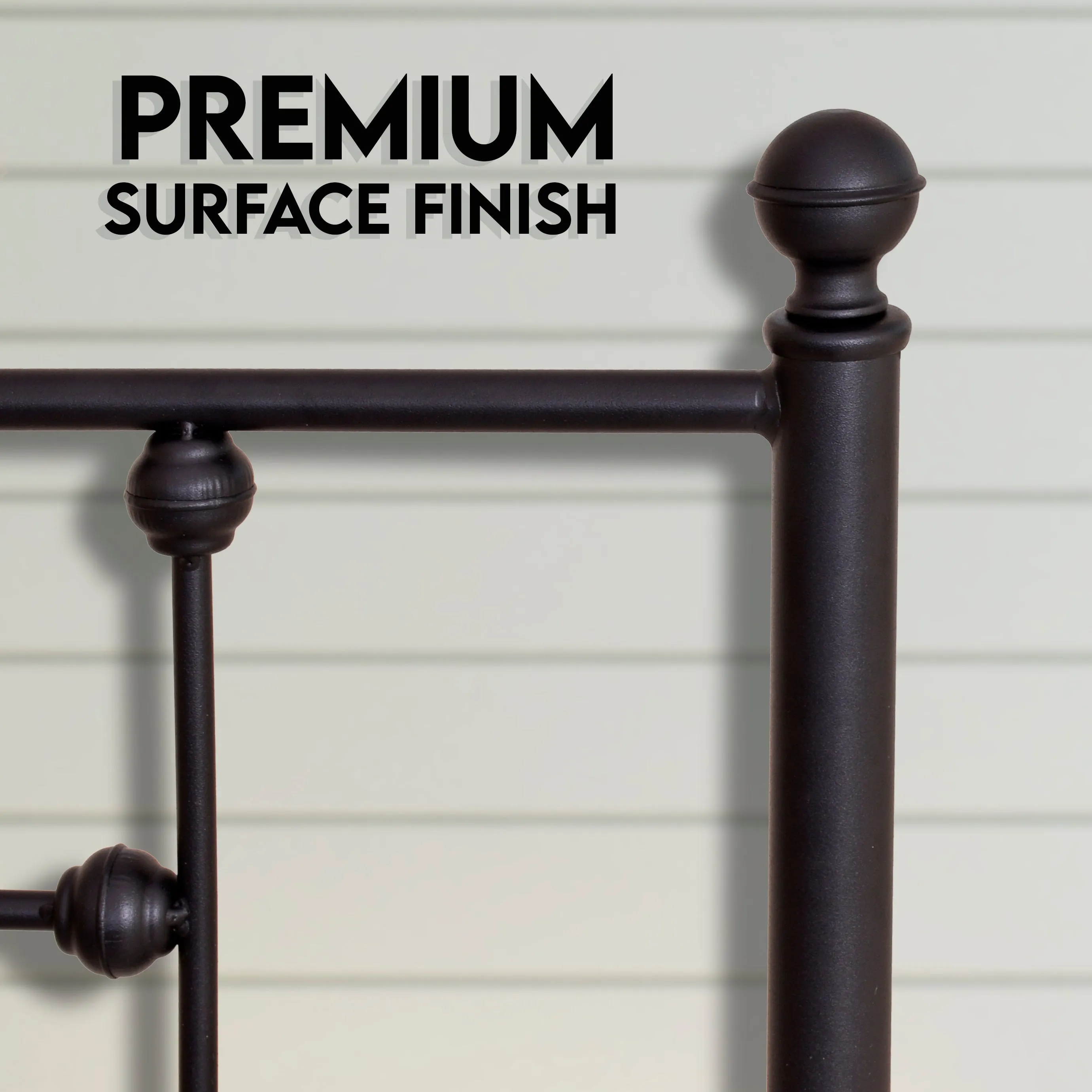 Victorian Bed Frame - Black