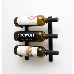 VintageView - W Series 1 – 305mm Wall Mounted Metal Wine Rack (3-9 bottles)