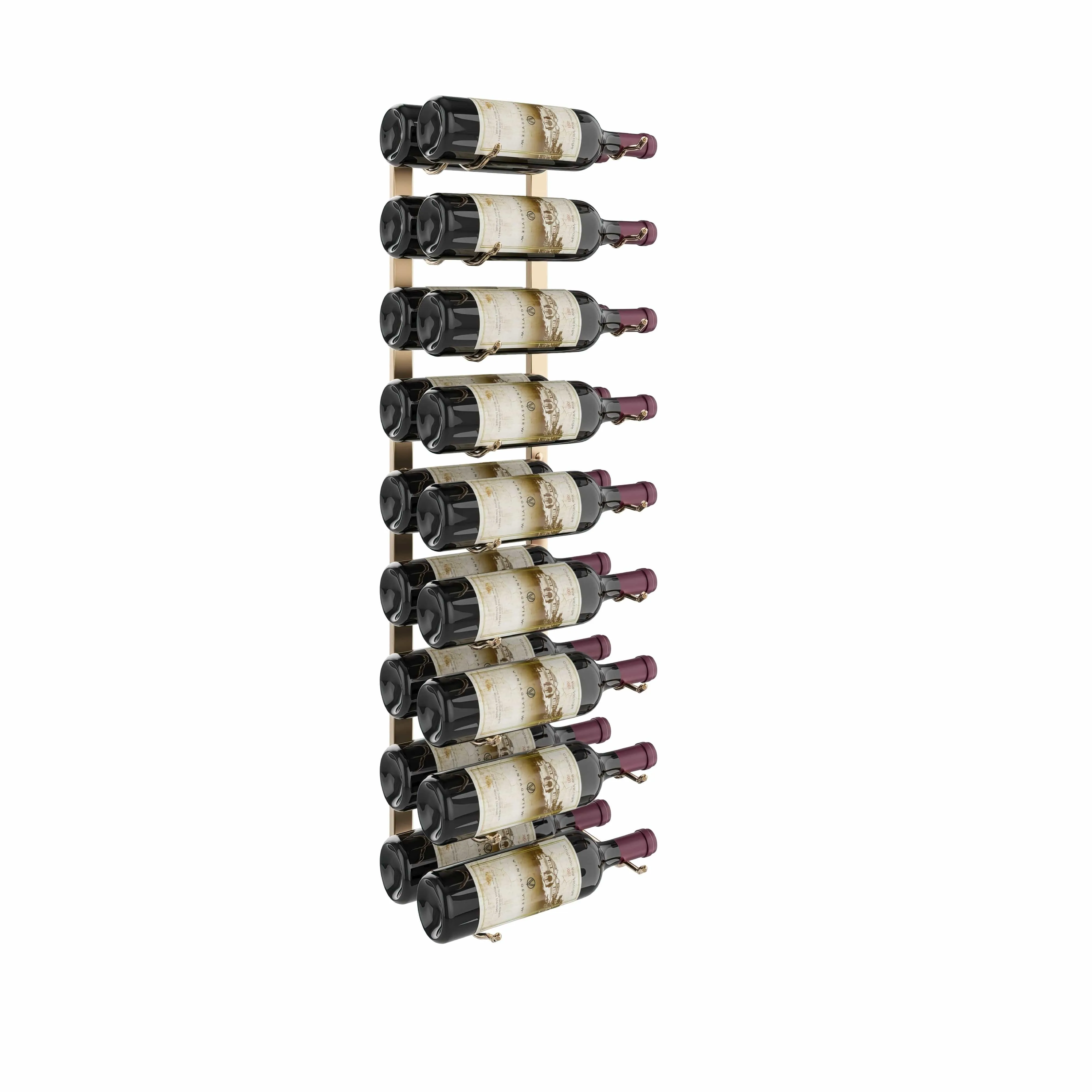 W Series 3ft Wall Mounted Wine Rack (18 bottles - Double Depth)