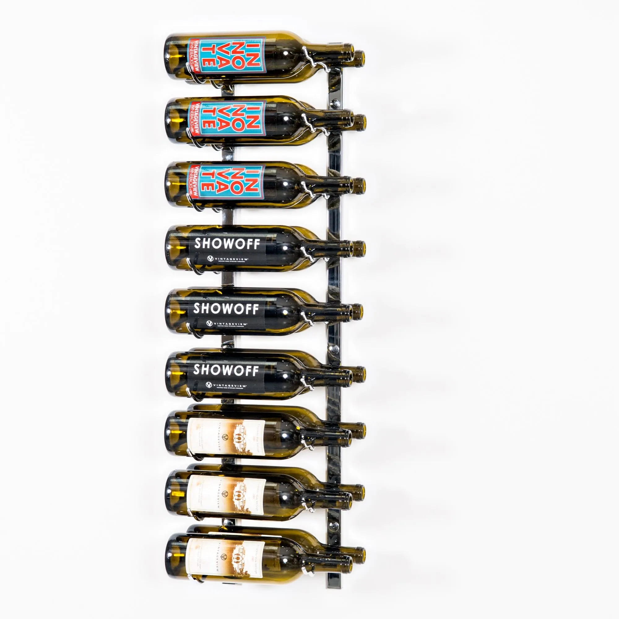 W Series 3ft Wall Mounted Wine Rack (18 bottles - Double Depth)