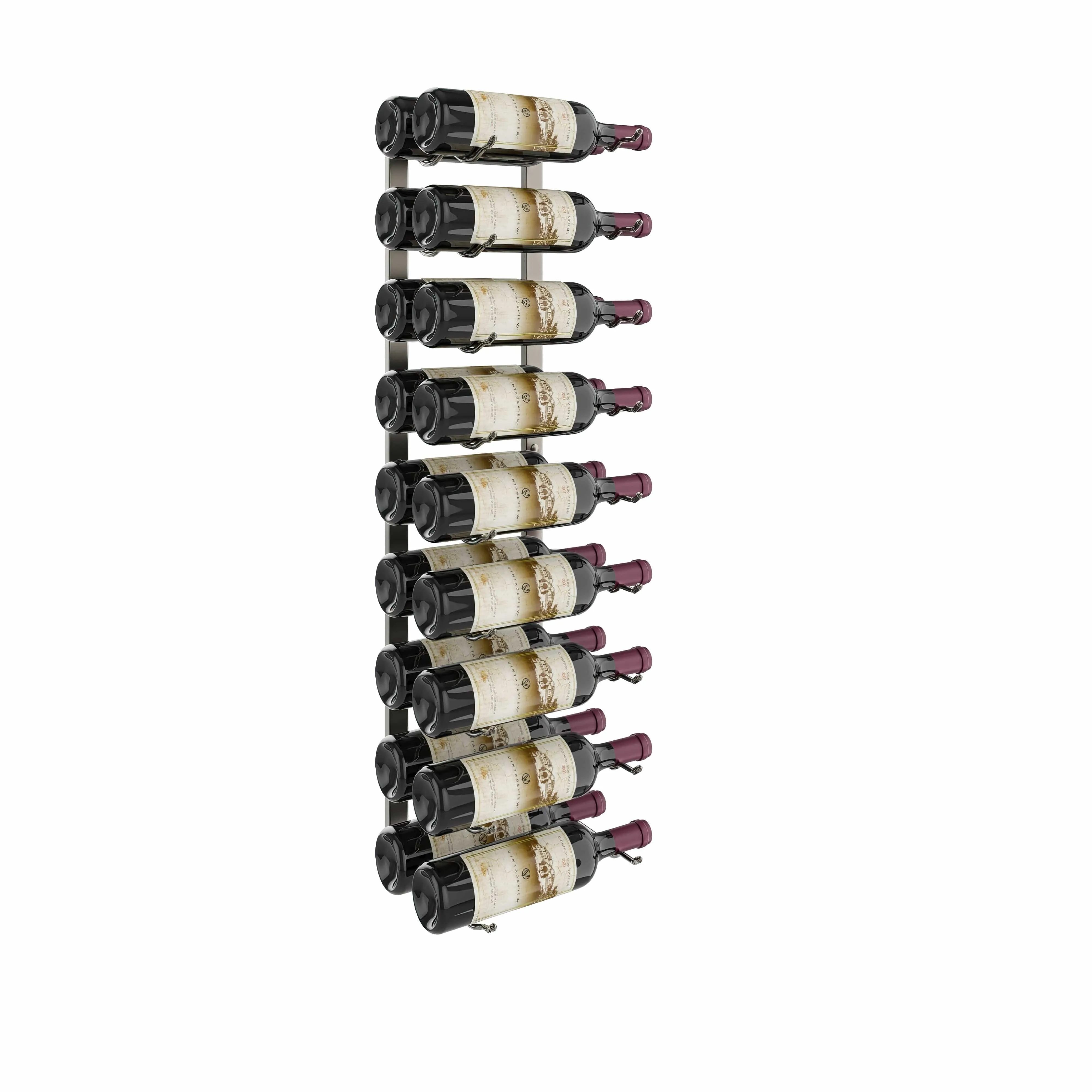 W Series 3ft Wall Mounted Wine Rack (18 bottles - Double Depth)