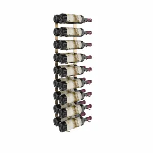 W Series 3ft Wall Mounted Wine Rack (18 bottles - Double Depth)