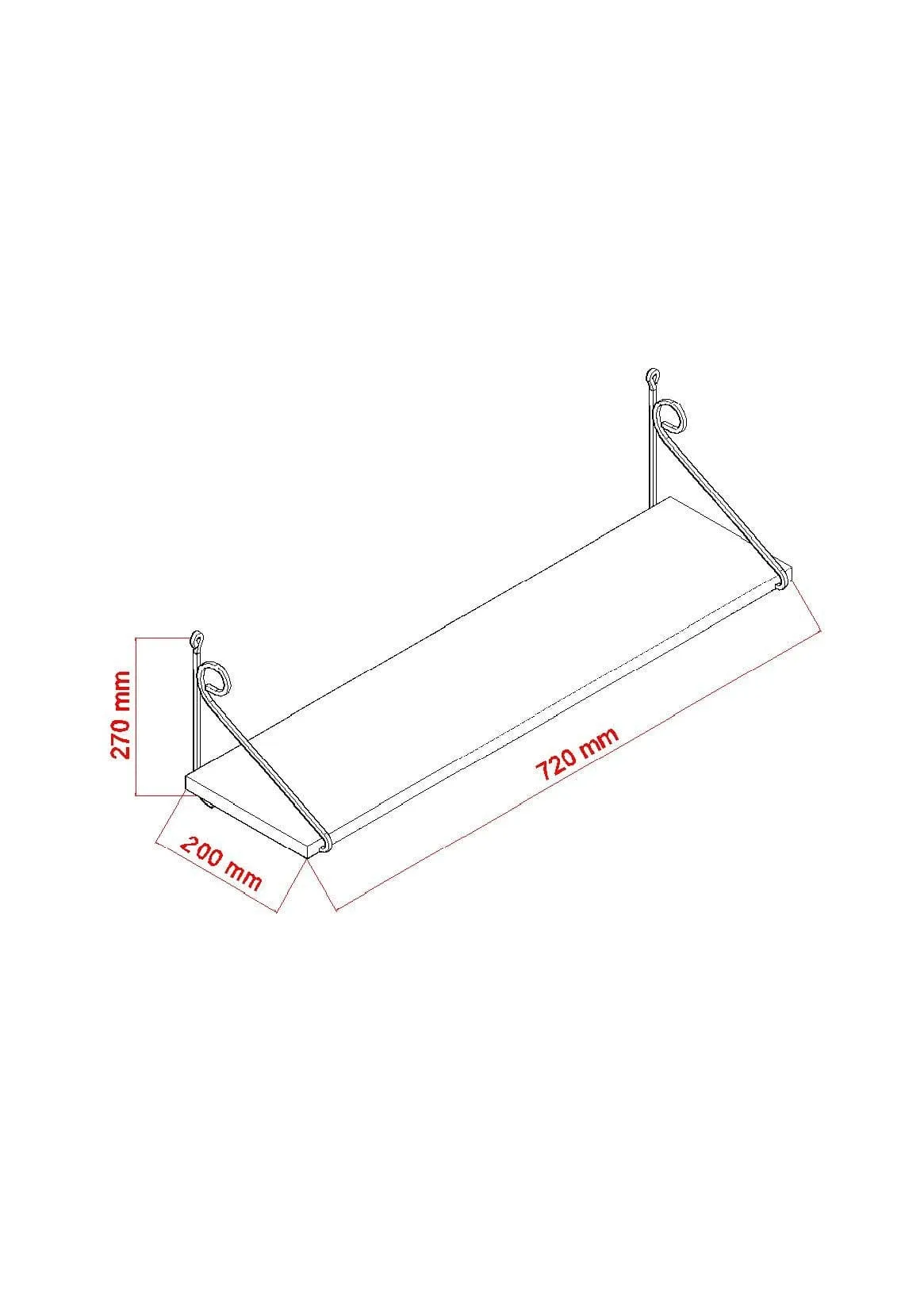 Wall Shelf Seramoni - Birch