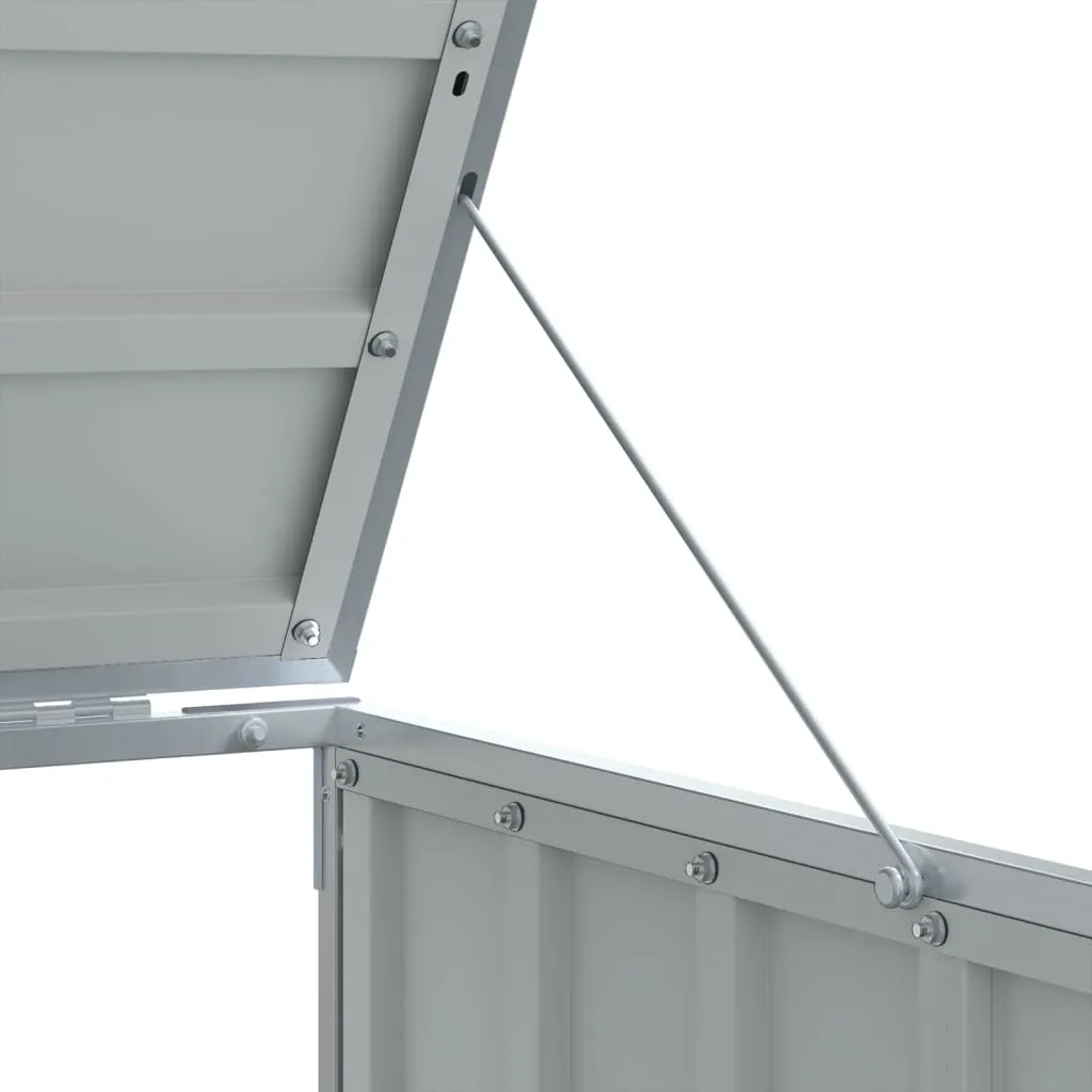 Wheelie Bin Storage for Triple Bins Green 216x81x115 cm Steel