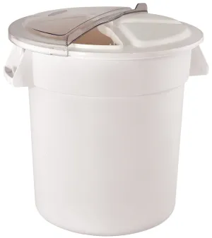 Winco FCW-20RC Rotating Lid for 20 Gallon Heavy Duty Trash Can | Denson CFE