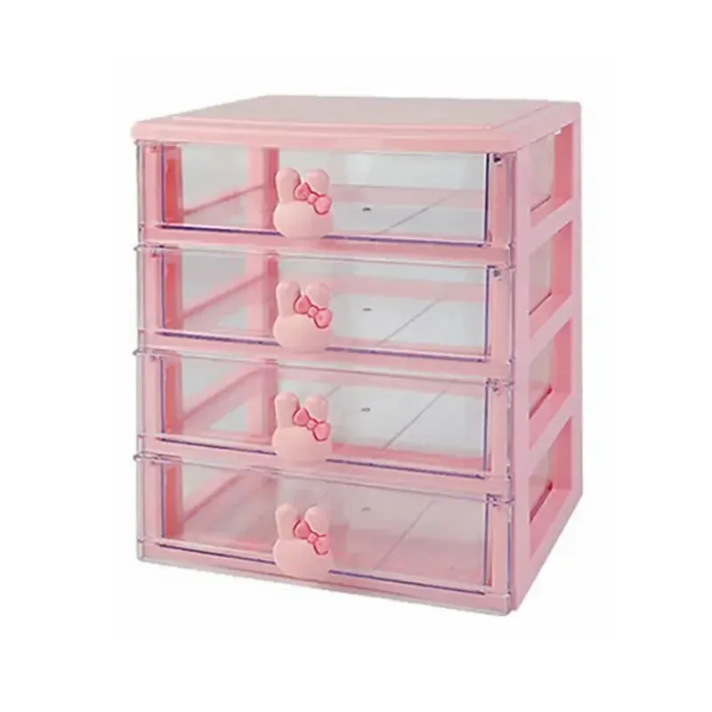 Yeknu Desktop Storage Box Organizer Student Drawer Box Pen Holder Cute Office Childrens Hair Accessories Stationery Rack Organizer Box