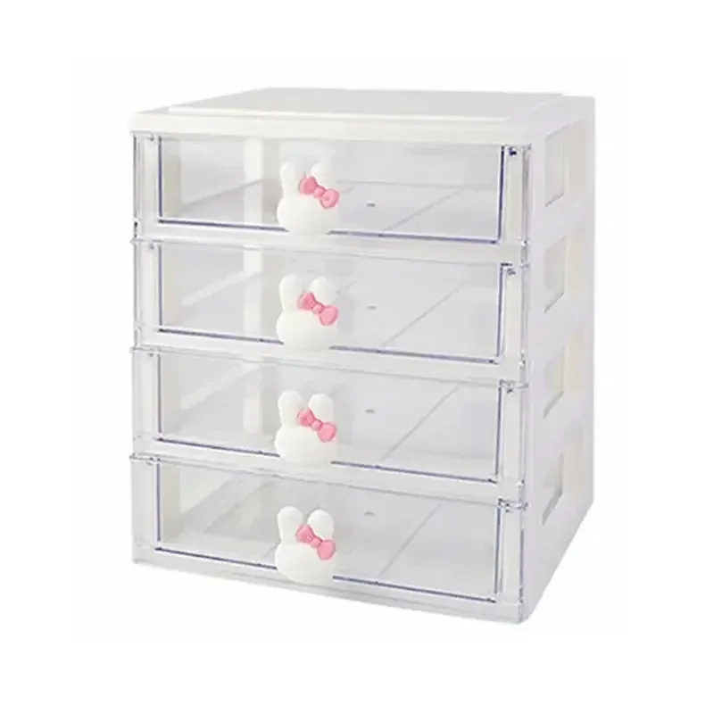 Yeknu Desktop Storage Box Organizer Student Drawer Box Pen Holder Cute Office Childrens Hair Accessories Stationery Rack Organizer Box